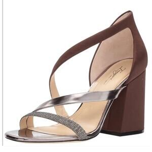 NEW Imagine Vince Camuto ABI Heeled Sandal sz 6M Strappy Dark Chocolate Anthro